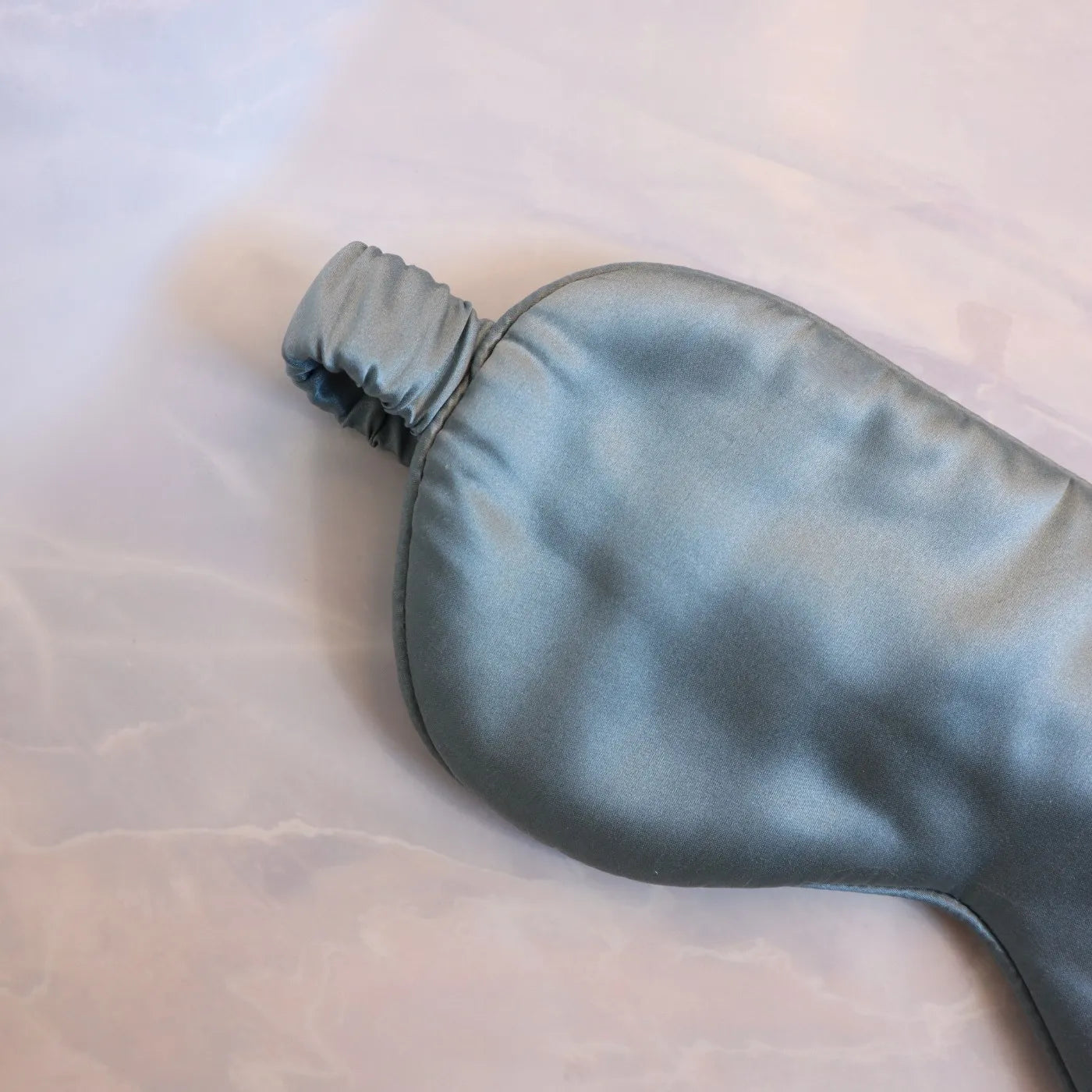 Silk Eye Sleeping Mask 100% Pure Mulberry Silk Blue Luxury Gift