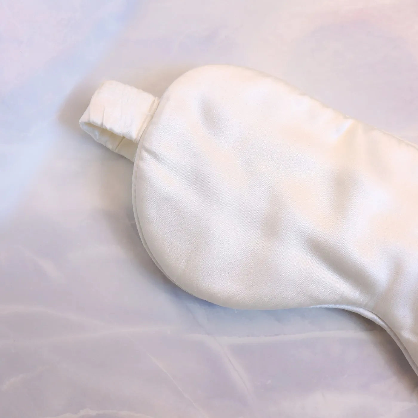 Silk Eye Sleeping Mask 100% Pure Mulberry Silk White Luxury Gift