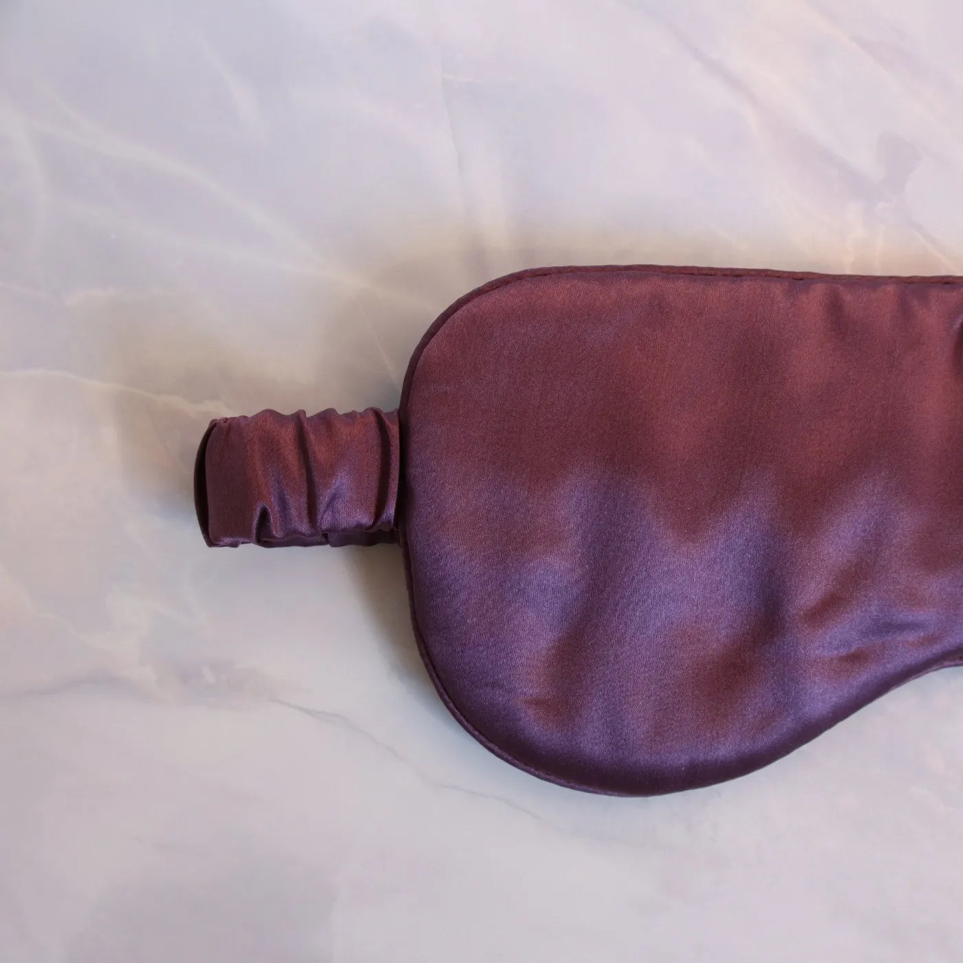 Luxury 22mm 100% Mulberry Silk Eye Mask in Purple 22 mm Real Silk