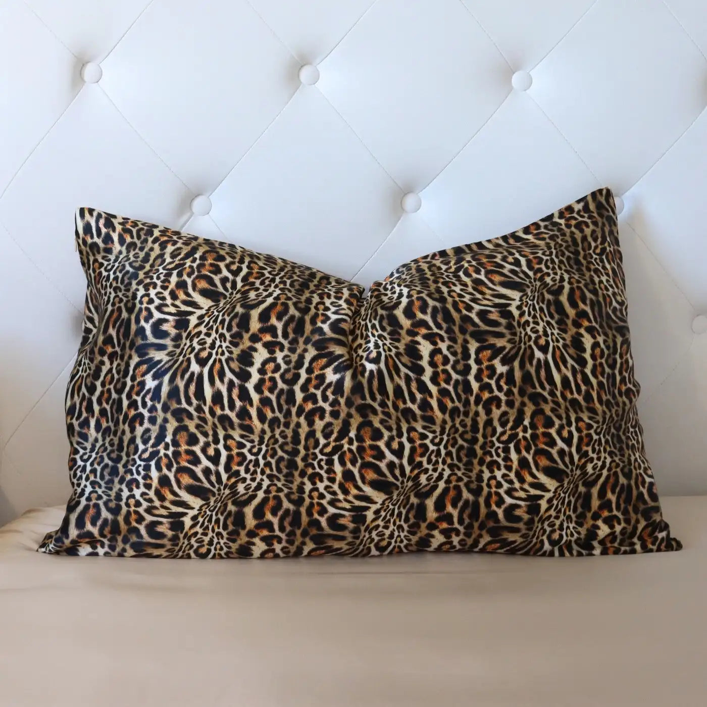 Leopard silk pillowcase best sale
