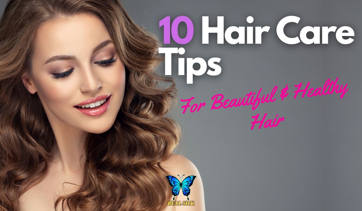 10 Easy Hair Care Tips that Help You Have Beautiful and Healthy Hair. Real 100% Mulberry Silk Pillowcase
