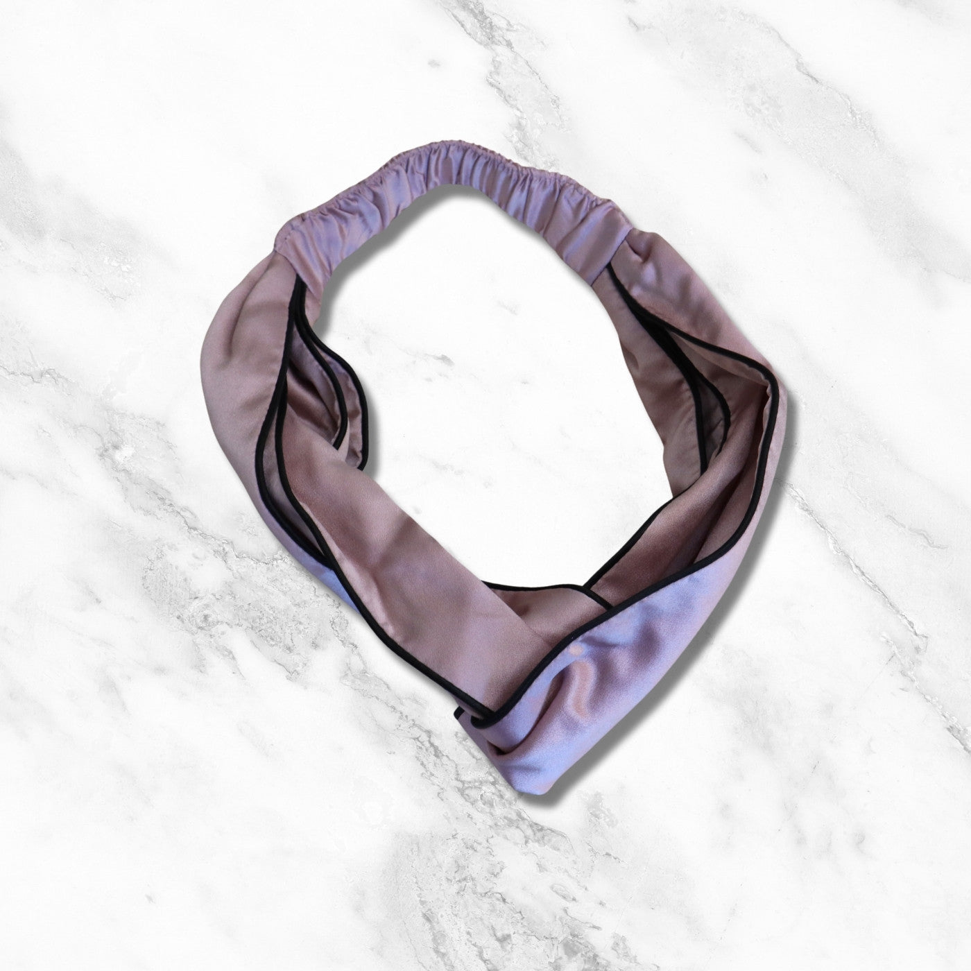 Silk Headband - 100% Pure Mulberry Silk 25 MM Pink Real Silk UK