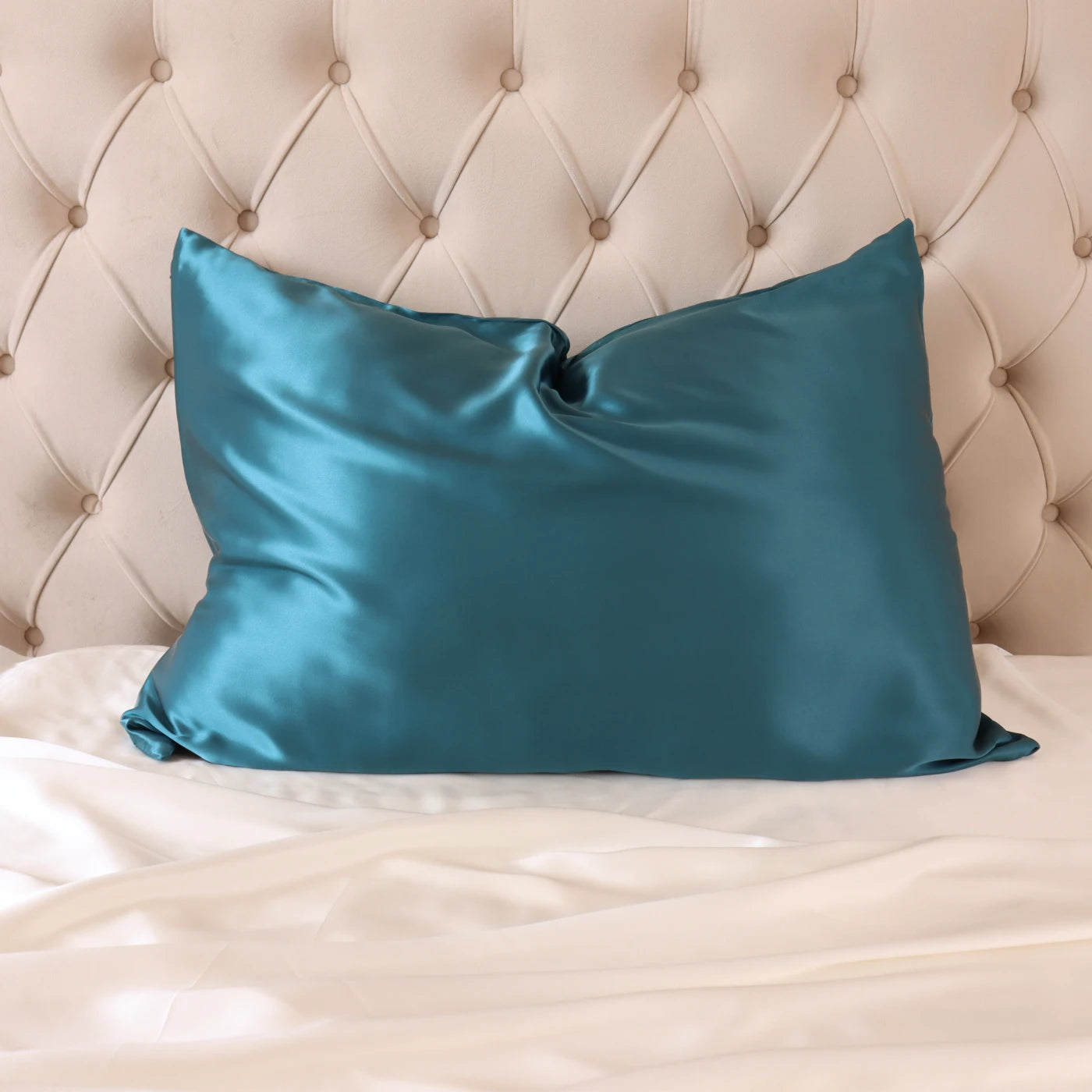 100% Real Mulberry Silk Pillowcase With Zipper 22 Momme 6A Grade Highest quality luxury silk pillows UK USA ES CA queen king standard teal blue peacock