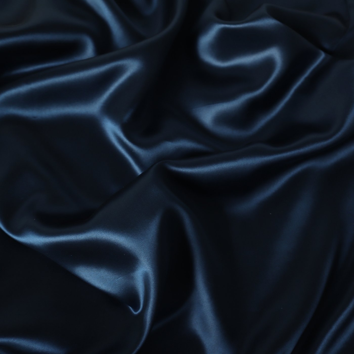 Navy Blue Satin Silk Pillowcase Sale