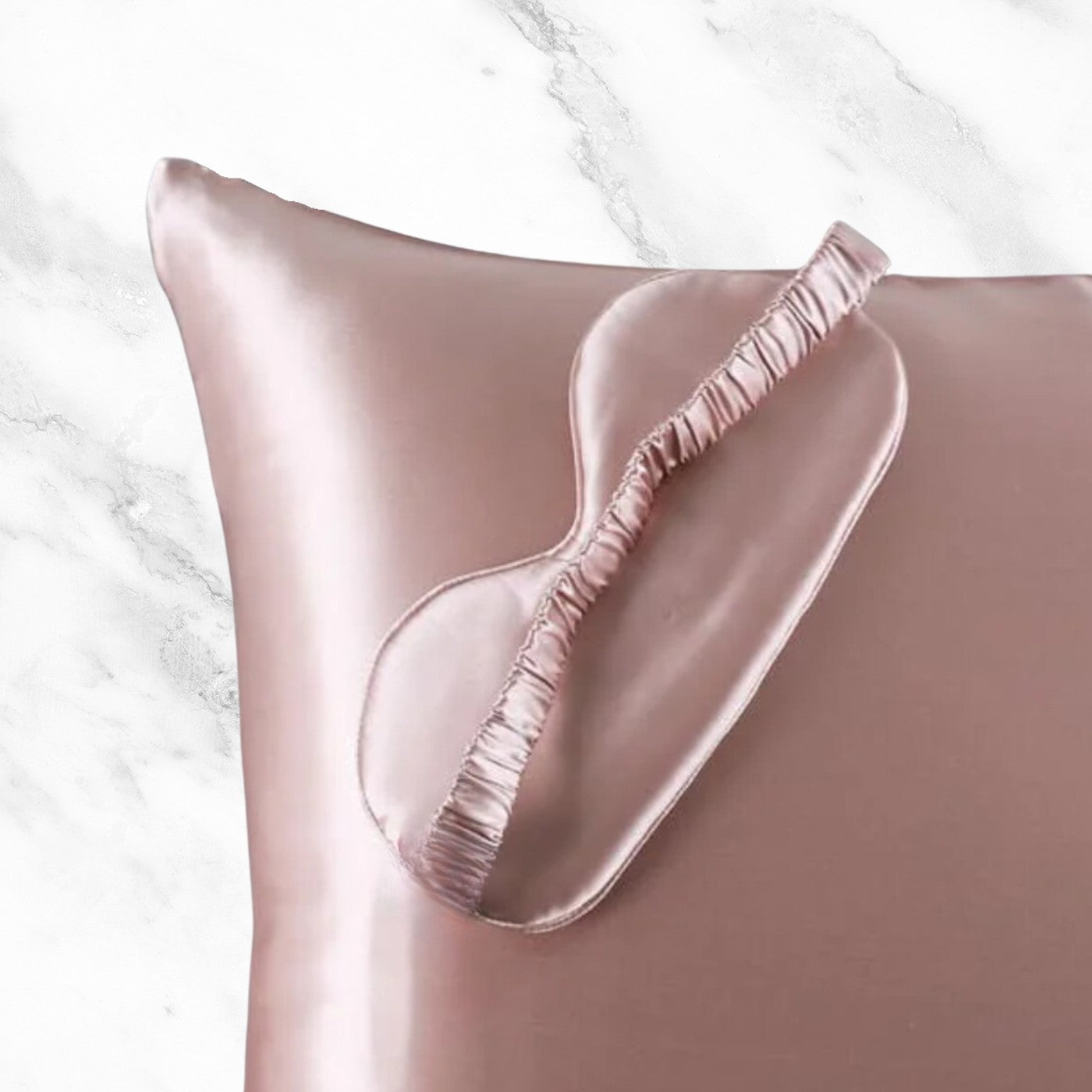 Silk Eye Sleeping Mask 100% Pure Mulberry Silk Pink Luxury Gift