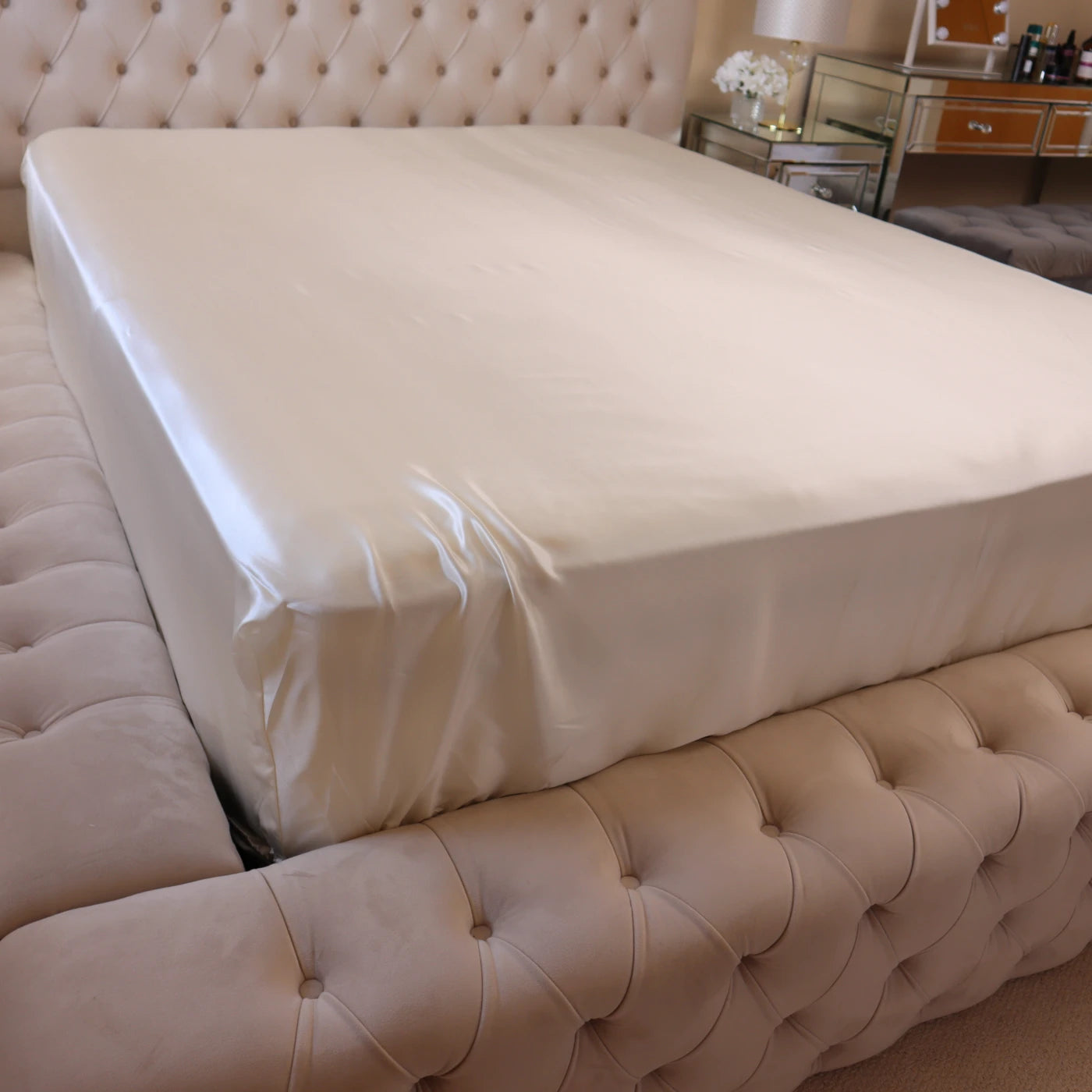 real pure mulberry silk bedding fitted sheet deep 22 momme 6a grade durable high quality queen king double single custom made white gold champagne grey red blue green purple