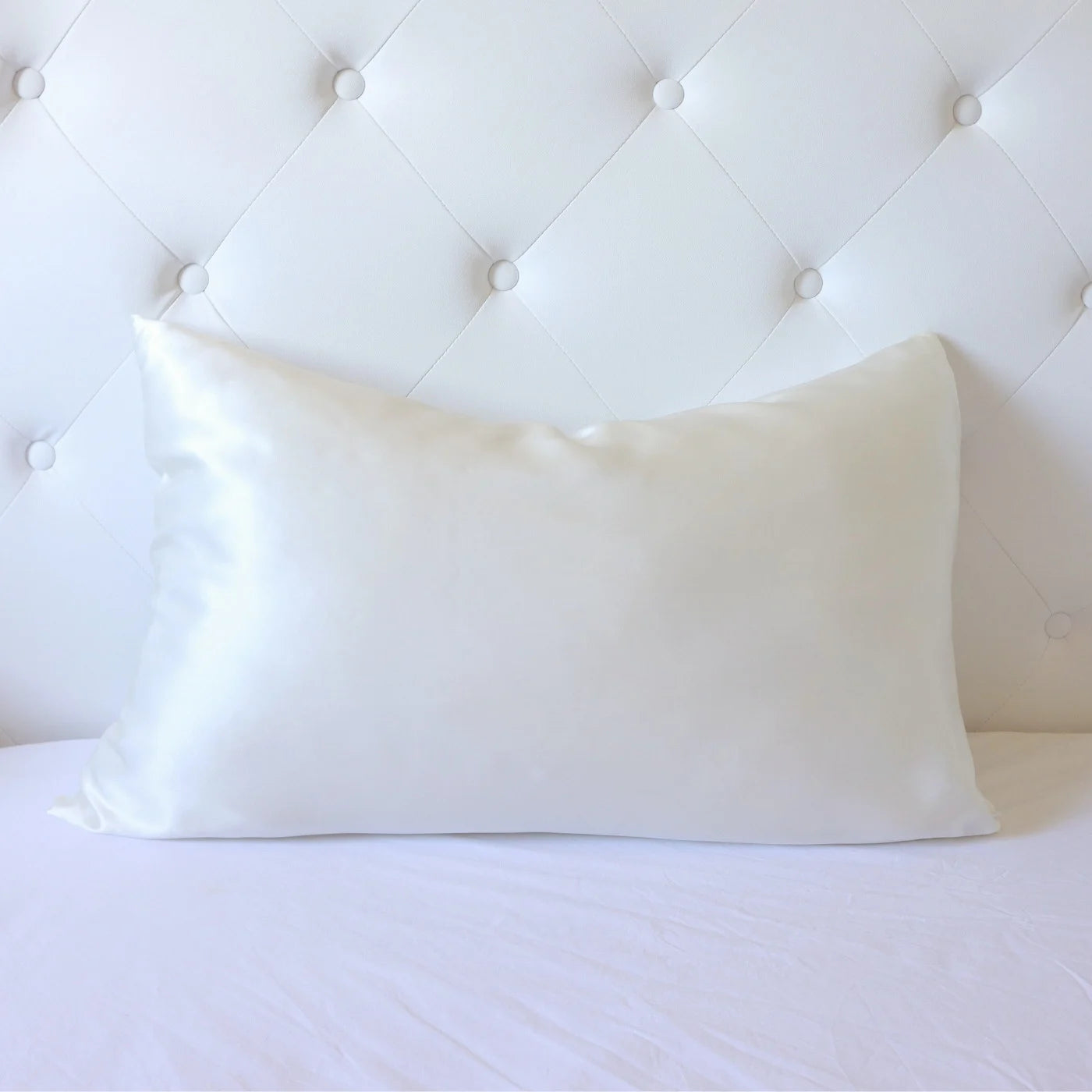 White Ivory Real Silk Pillowcase UK Ireland 22 Momme mm 100% Mulberry Standard Queen King best quality