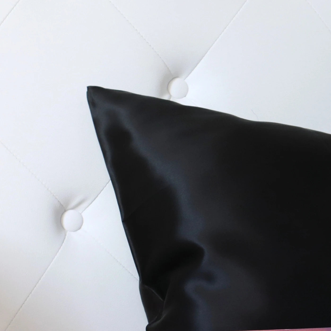 Black Envelope Closure 22 Momme Mulberry Silk Pillowcase UK