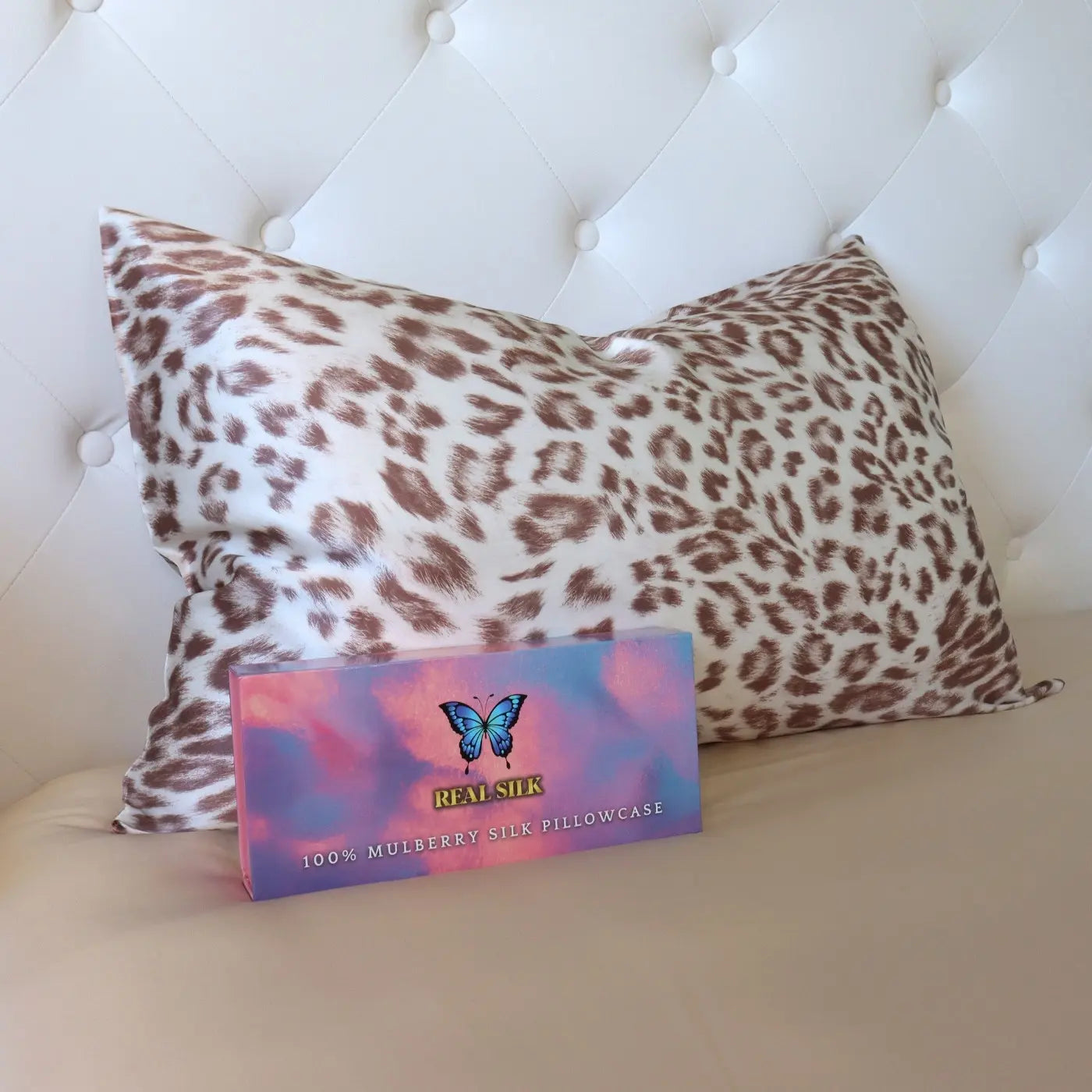 Leopard clearance silk pillowcase