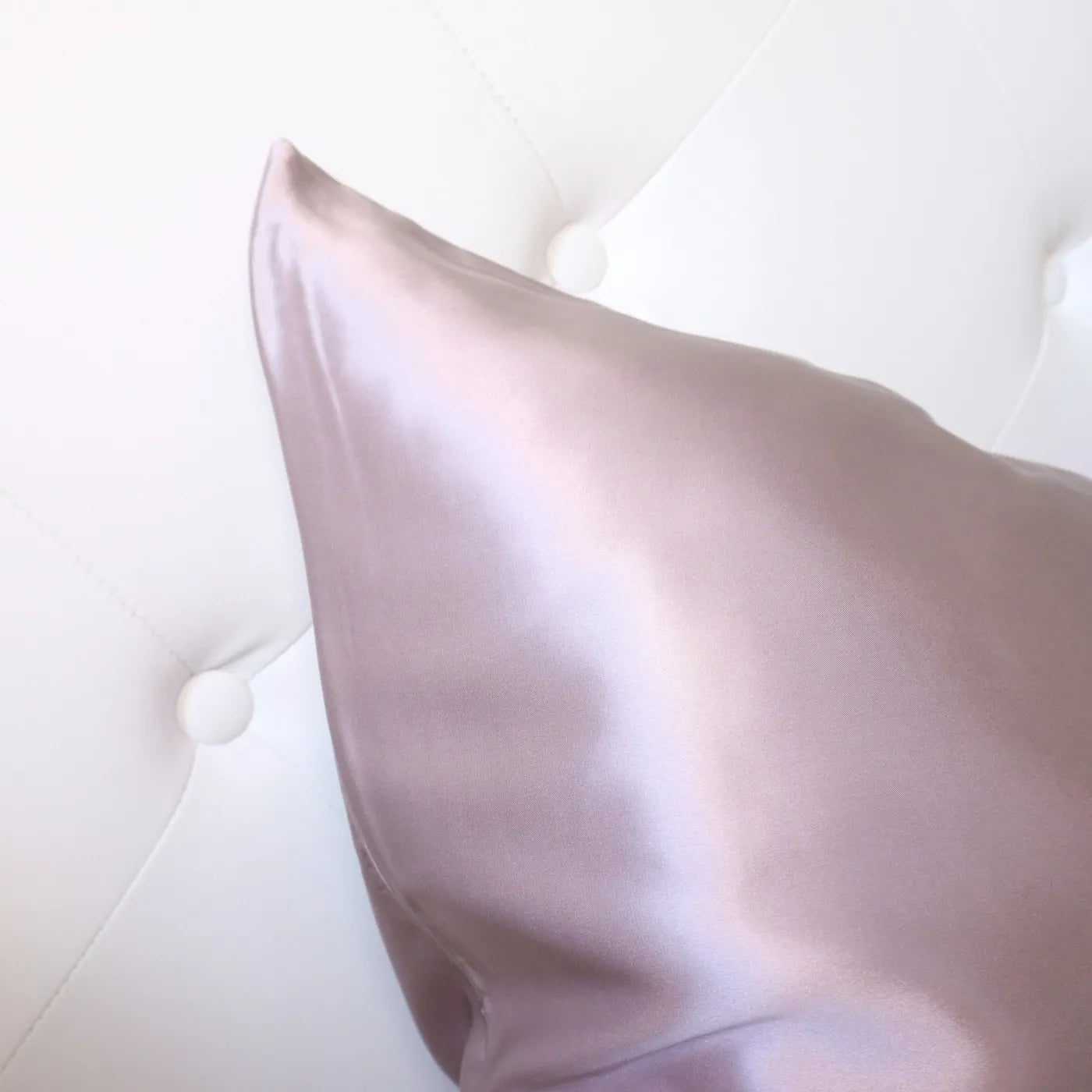 Lilac Light Purple real silk pillowcase UK 22 momme mulberry silk