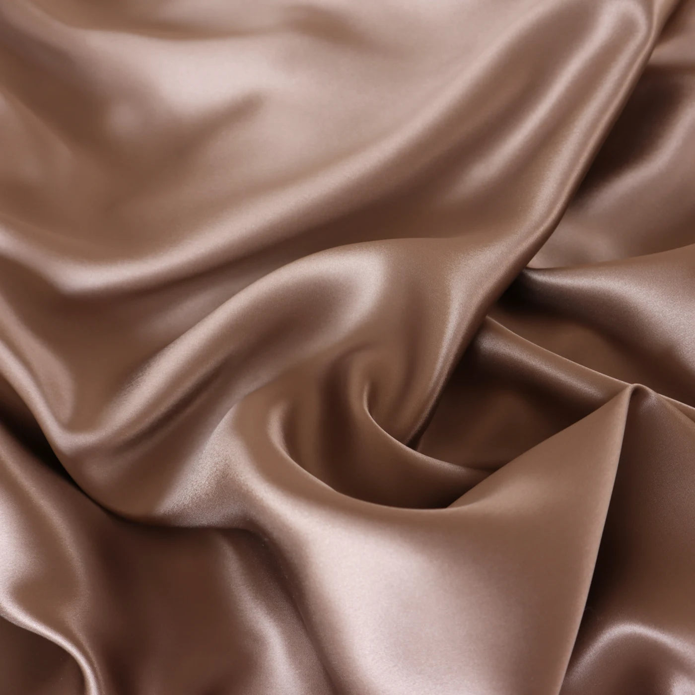 Light brown real pure mulberry silk bedding pillowcase pillow cover 22 momme 6a grade durable high quality queen king double single