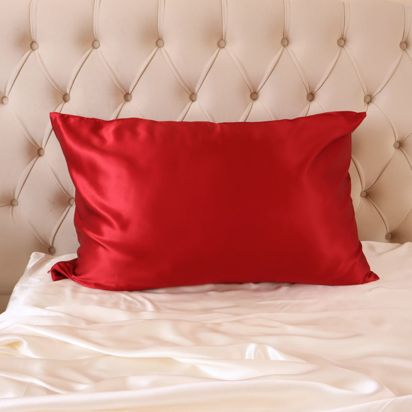 100% Real Mulberry Silk Pillowcase With Zipper 22 Momme 6A Grade Highest quality luxury silk pillows UK USA ES CA queen king standard red wine