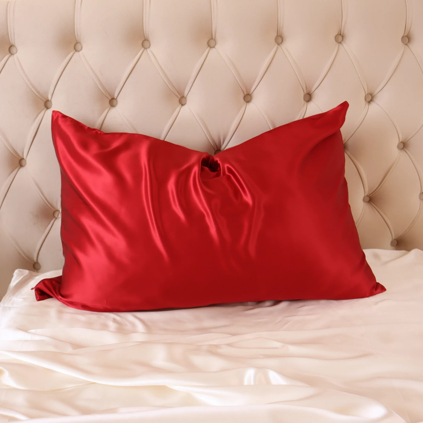 100% Real Mulberry Silk Pillowcase With Zipper 22 Momme 6A Grade Highest quality luxury silk pillows UK USA ES CA queen king standard red wine