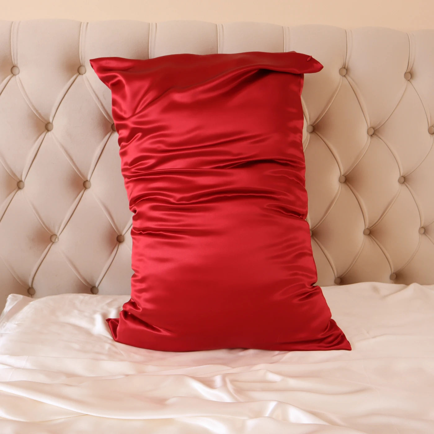 100% Real Mulberry Silk Pillowcase With Zipper 22 Momme 6A Grade Highest quality luxury silk pillows UK USA ES CA queen king standard red wine