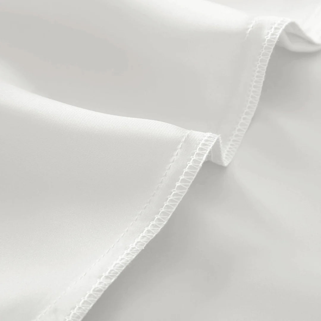 22 Momme Mulberry Silk Fitted Sheet in White or Silver