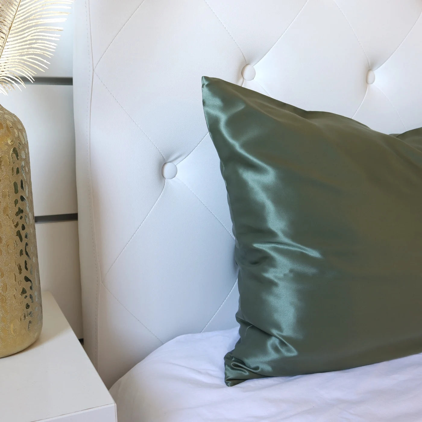 100% Real Mulberry Silk Pillowcase With Zipper 22 Momme 6A Grade Highest quality luxury silk pillows UK USA ES CA queen king standard light green olive