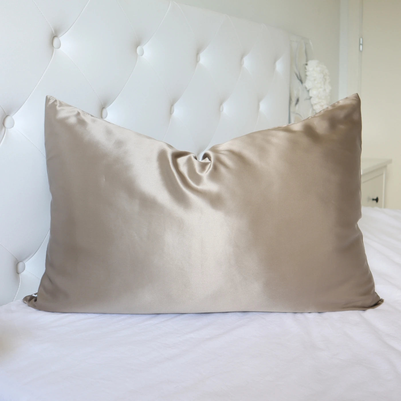 100% Real Mulberry Silk Pillowcase With Zipper 22 Momme 6A Grade Highest quality luxury silk pillows UK USA ES CA queen king standard light brown coffee